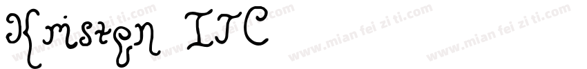 Kristen ITC字体转换